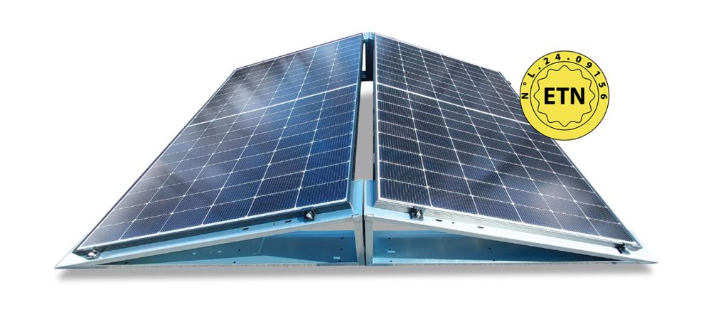 Easy Solar Roof : support pour installation de panneaux photovoltaïques sur toiture Easy Solar Roof : support pour installation de panneaux photovoltaïques sur toiture