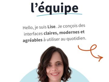 Lumière sur l’équipe 🔎

Un site beau, c’est bien.
Un site fluide et intuitif, c’est mieux.

Aujourd’hui : Lise 👀
Elle transforme des besoins techniques...