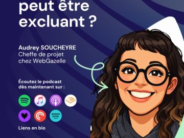 🎙 Épisode 6 d’Ec(h)o Web

Mon site web peut être excluant ?

Avec Audrey Soucheyre, on parle d’un sujet essentiel :
l’accessibilité numérique.

Parce...